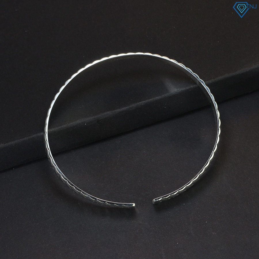 Lắc tay nam bạc thật dạng kiềng cá tính LTA0050 - Trang sức TNJ