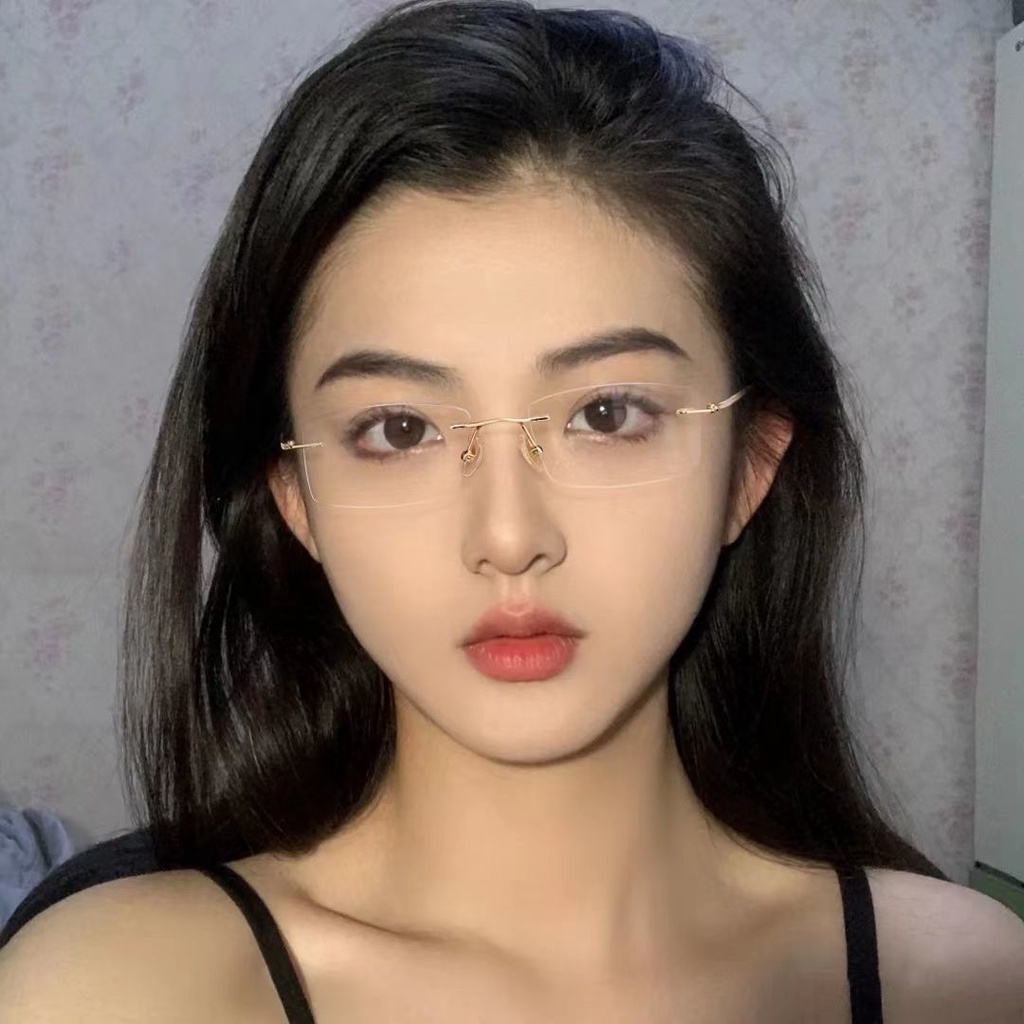 Mắt Kính Không Gọng Siêu Nhẹ Phong Cách Mới Cho Nữ