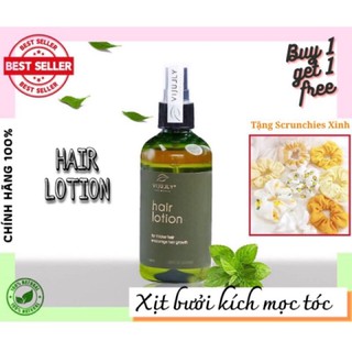 HAIR LOTION - Xịt Bưởi ViJully 🎁cột tóc srunchies + 2 vòi