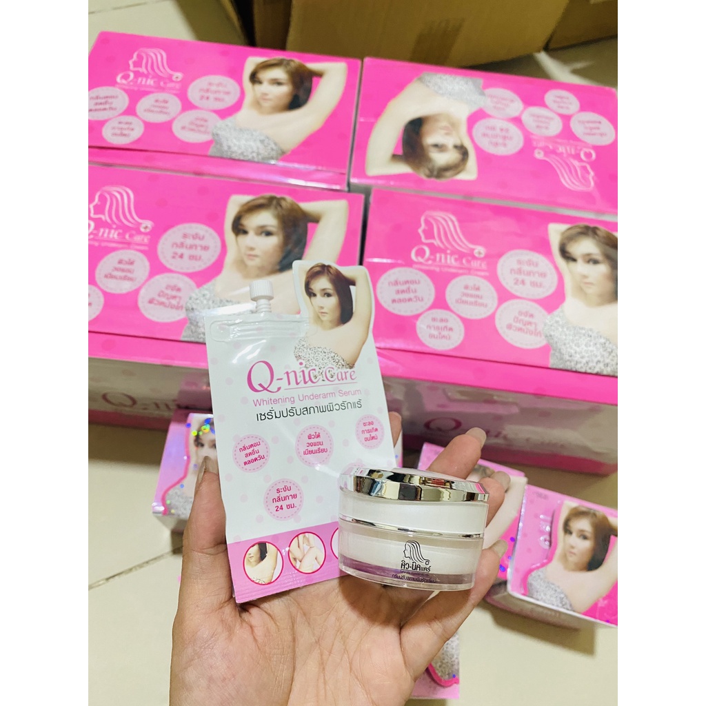 KEM DƯỠNG GIẢM THÂM NÁCH Q-NIC CARE WHITENING UNDERARM CREAM THÁI LAN