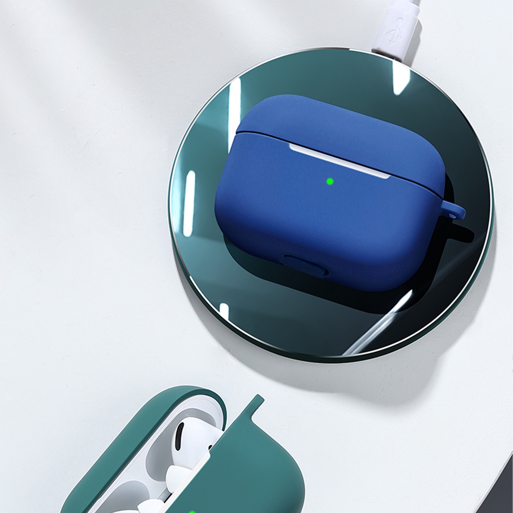 Vỏ Bảo Vệ Hộp Sạc Tai Nghe compatible AirPods Pro 3 Apple Bluetooth Không Dây