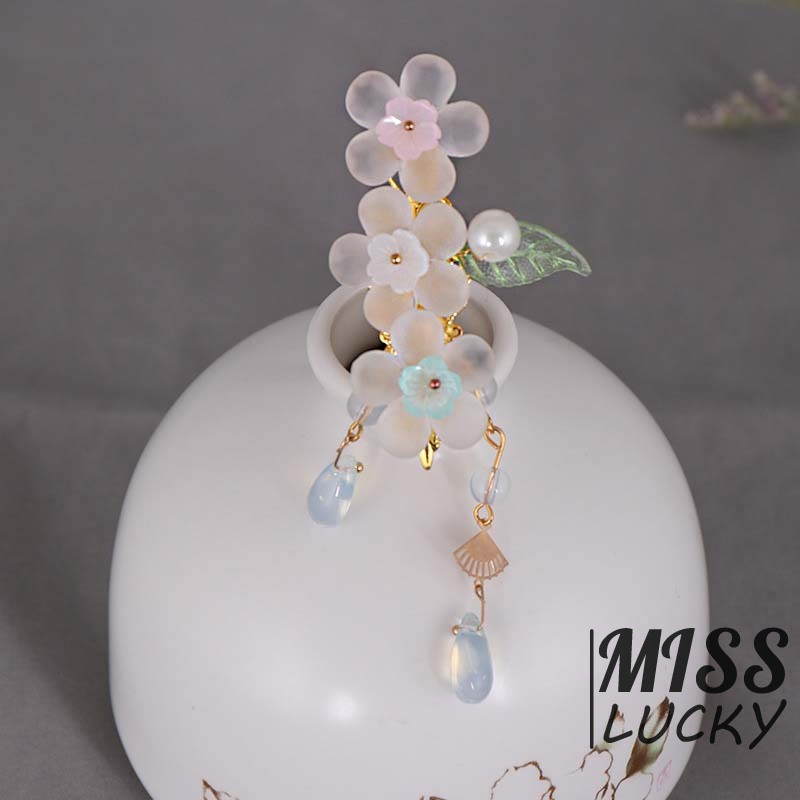 1 kẹp tóc tua rua phong cách retro thời trang cho nữ