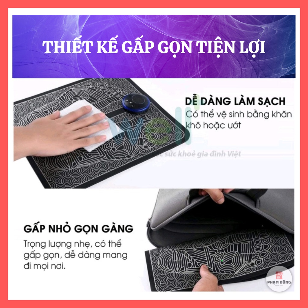 Thảm massage chân EMS , máy massage lòng bàn chân bằng xung điện