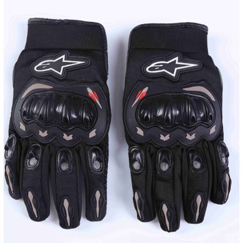 (Sale off 80%) găng tay đi phượt gù nhựa dài Alpinestars Full ngón hàng chính hãng