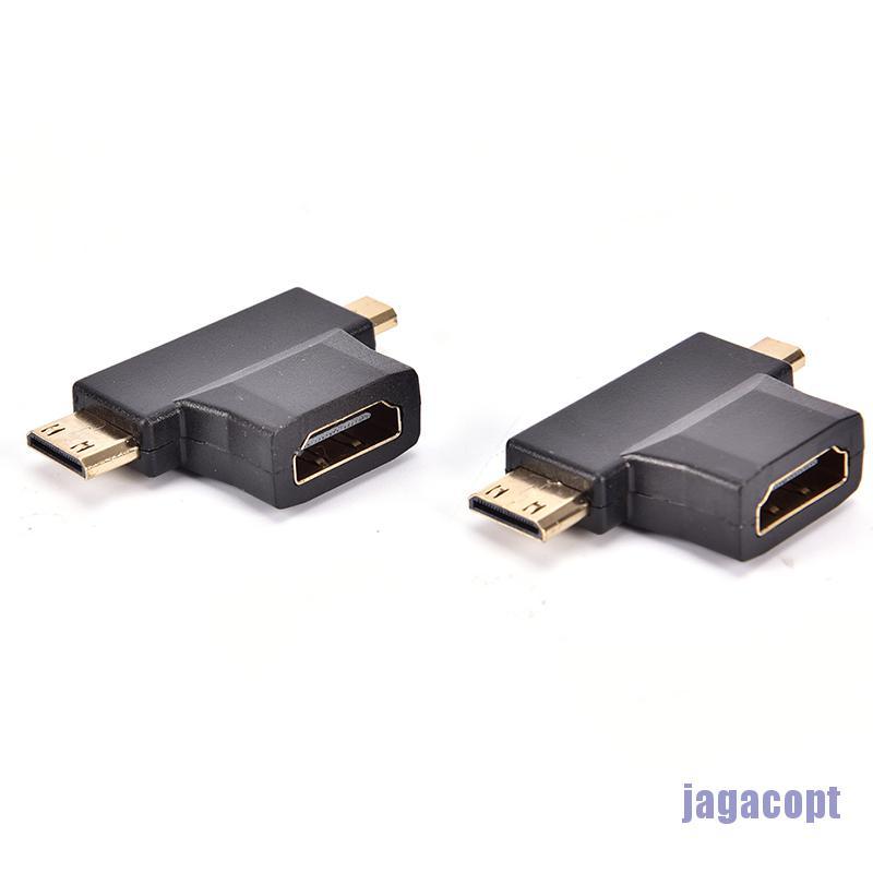 2 Đầu Chuyển Đổi Mini Hdmi Và Micro Hdmi 2 Trong 1