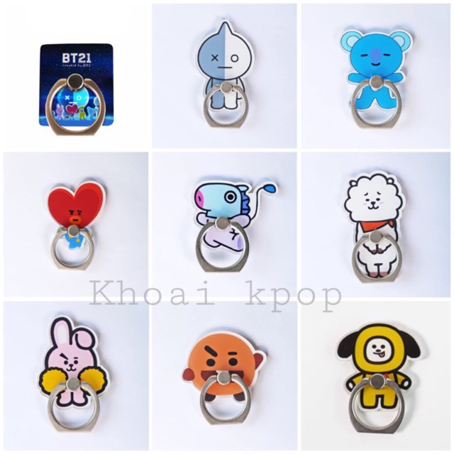 [CÓ SẴN] Iring, móc cầm điện thoại BTS BT21