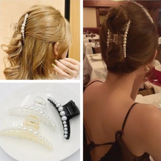 Kẹp Tóc Đính Ngọc Trai Đơn Giản Thời Trang Hàn Quốc KF019