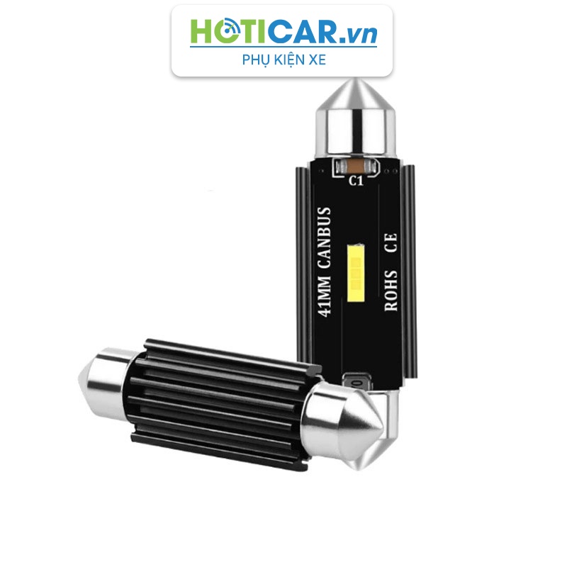 Bóng LED trần, đọc sách, cốp, chip CSP 1860 festoon Canbus F1860-1 kích thước 36mm
