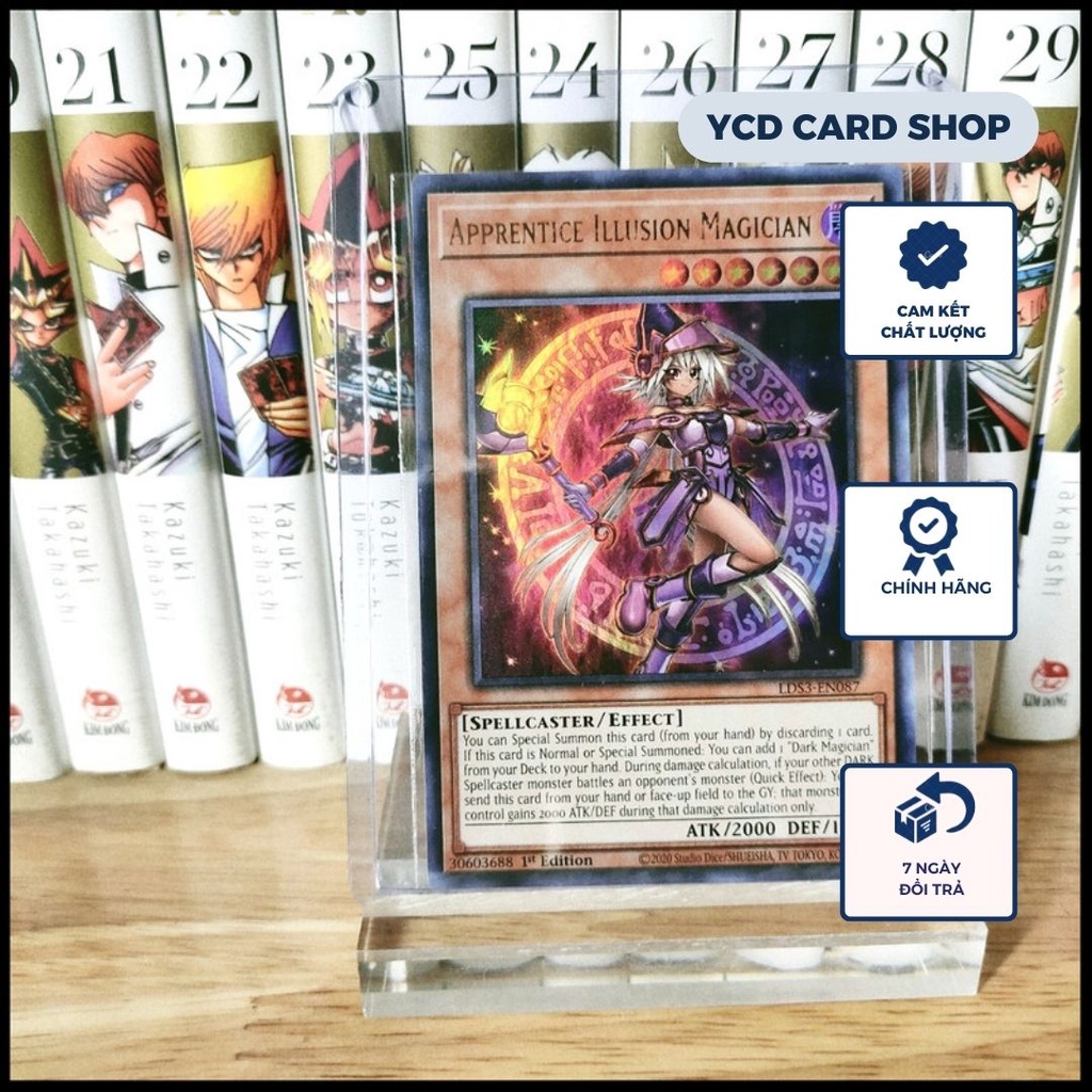 Thẻ bài Yugioh Chính Hãng Apprentice Illusion Magician– Ultra Rare