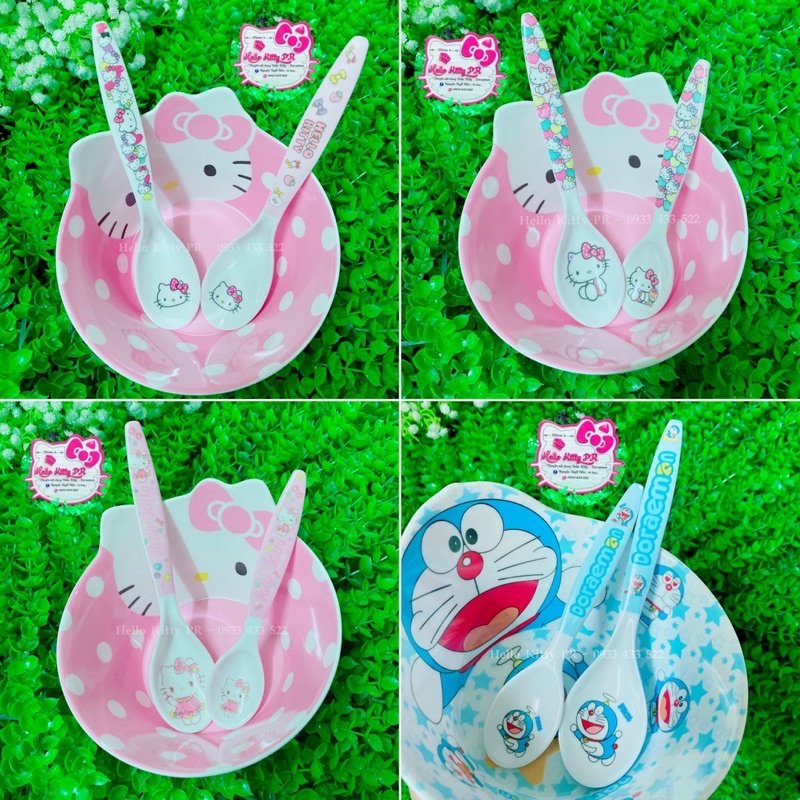 Muỗng thìa ăn cơm HELLO KITTY