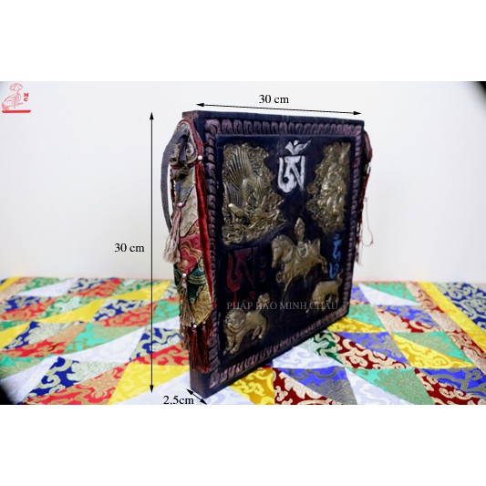 TRANH GỖ TỨ LINH NEPAL (30CM x 30CM)