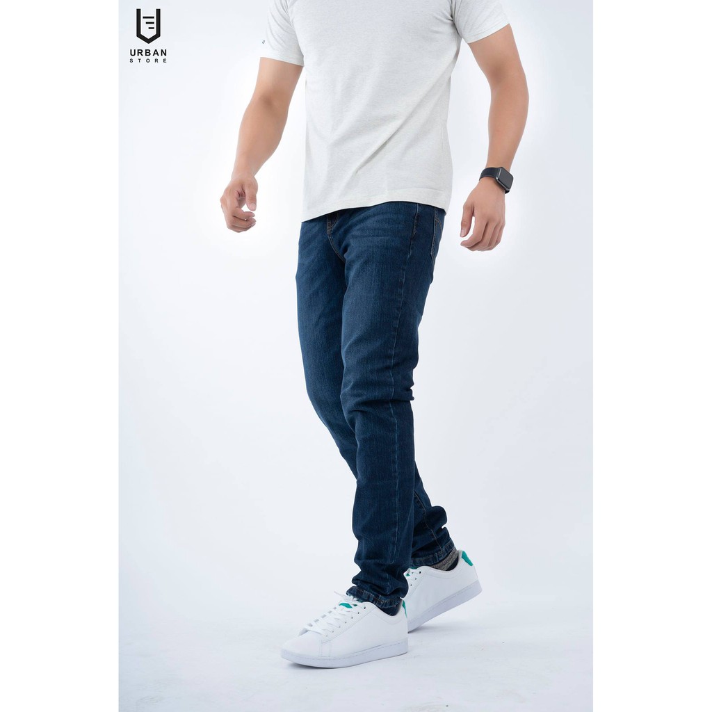 Quần jeans nam cooPure chất jeans extra spandex màu xanh đen, thiết kế khỏe khoắn NO.1203 (5 màu) | BigBuy360 - bigbuy360.vn