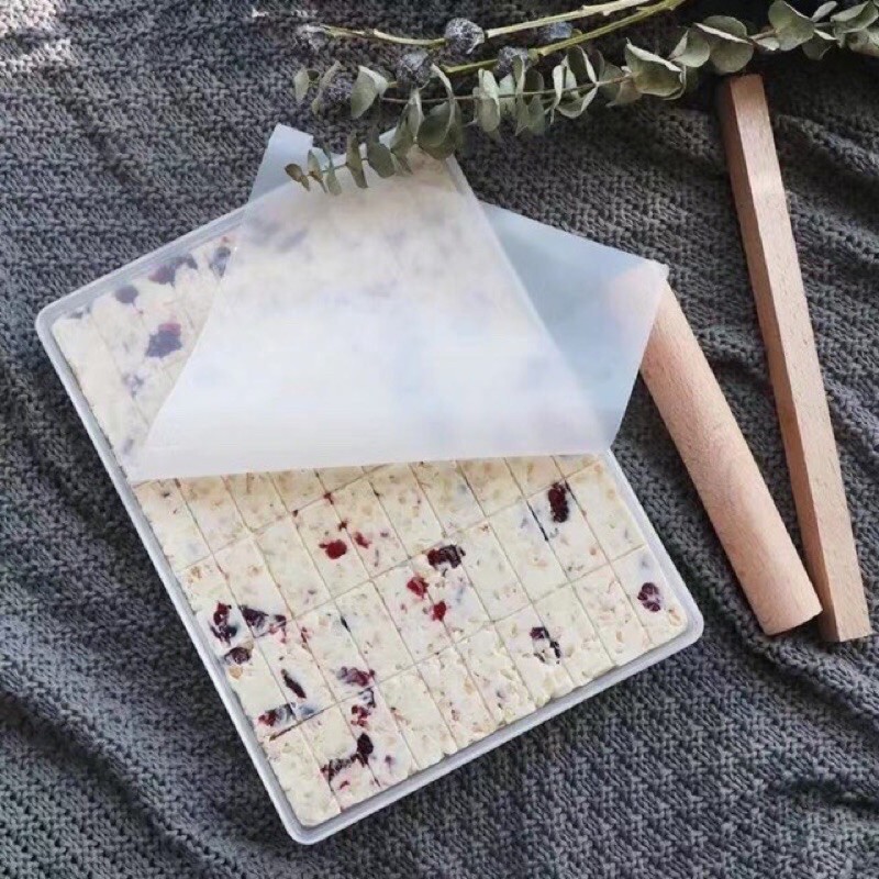 Khuôn kẹo nougat đế rời 2- 5 chi tiết 60 viên