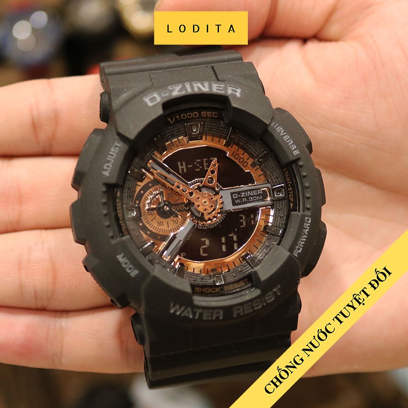 [NEW] Đồng Hồ Nam Thể Thao D-Ziner Chính Hãng Cao Cấp DZ 3398 Full Box | BigBuy360 - bigbuy360.vn