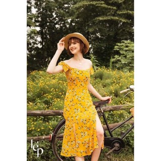 Váy lép bạch tuộc vàng size m sold
