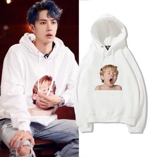 Áo Hoodie Baby Dáng Rộng - Áo Hoodie Vương Nhất Bác Wang Yibo