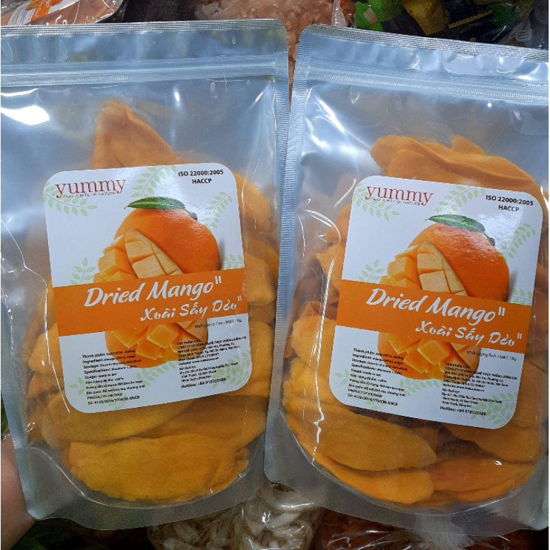 Xoài Sấy Dẻo Chua Ngọt 1 kg Đạt Chuẩn Xuất Khẩu