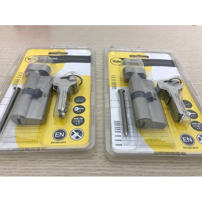 Ruột khóa cao cấp Yale 1 đầu chìa vi tính- ruột khoá cửa thông phòng- 10-1003-3535-CK-22-01- NPP AALock