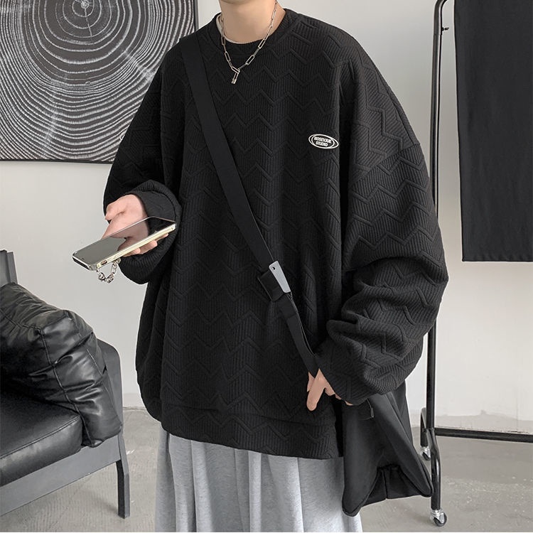 Áo sweater nữ dài tay cổ tròn thời trang kiểu Hàn Quốc
