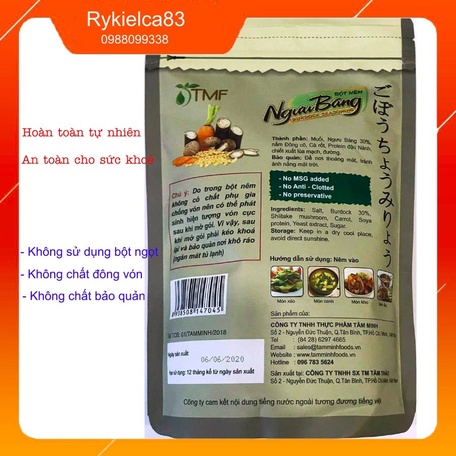 Bột hạt nêm chay Ngưu Báng 1kg hoàn toàn tự nhiên TÂM MINH, làm gia vị cho món ăn - Hàng chuẩn, đảm bảo sức khoẻ