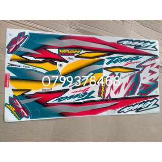 tem nova tena đời 2001 ( phug hợp cho xe xanh đen , xanh vàng đen . xanh đen trắng )