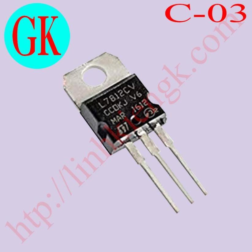 IC ổn áp 7812, ổn áp 12V [B-05]