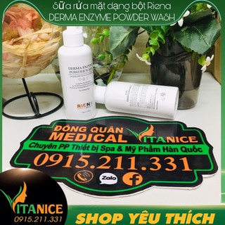 Sữa rửa mặt dạng bột Riena DERMA ENZYME POWDER WASH