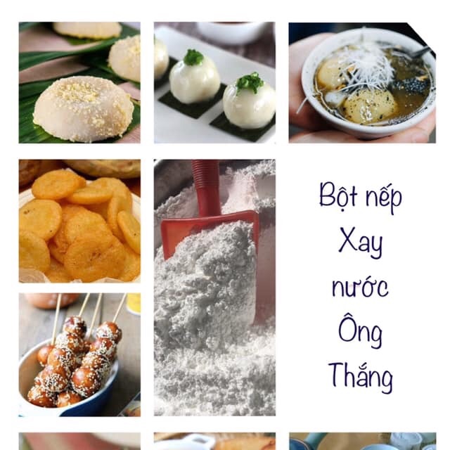 BỘT GẠO NẾP CÁI HOA VÀNG (xay nước)-500g