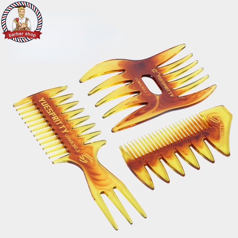 Bộ Lược Hai Mặt Chuyên Dụng Cho Salon Cắt Tóc
