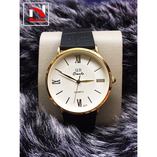 Đồng hồ NAM, NỮ QIANBA Q24 dây da cao cấp thanh lịch sang trọng
