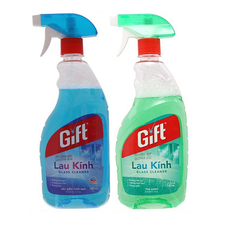 (MỚI) Chai Nước Lau Kính/Lau Bếp Gift 580ml/520ml