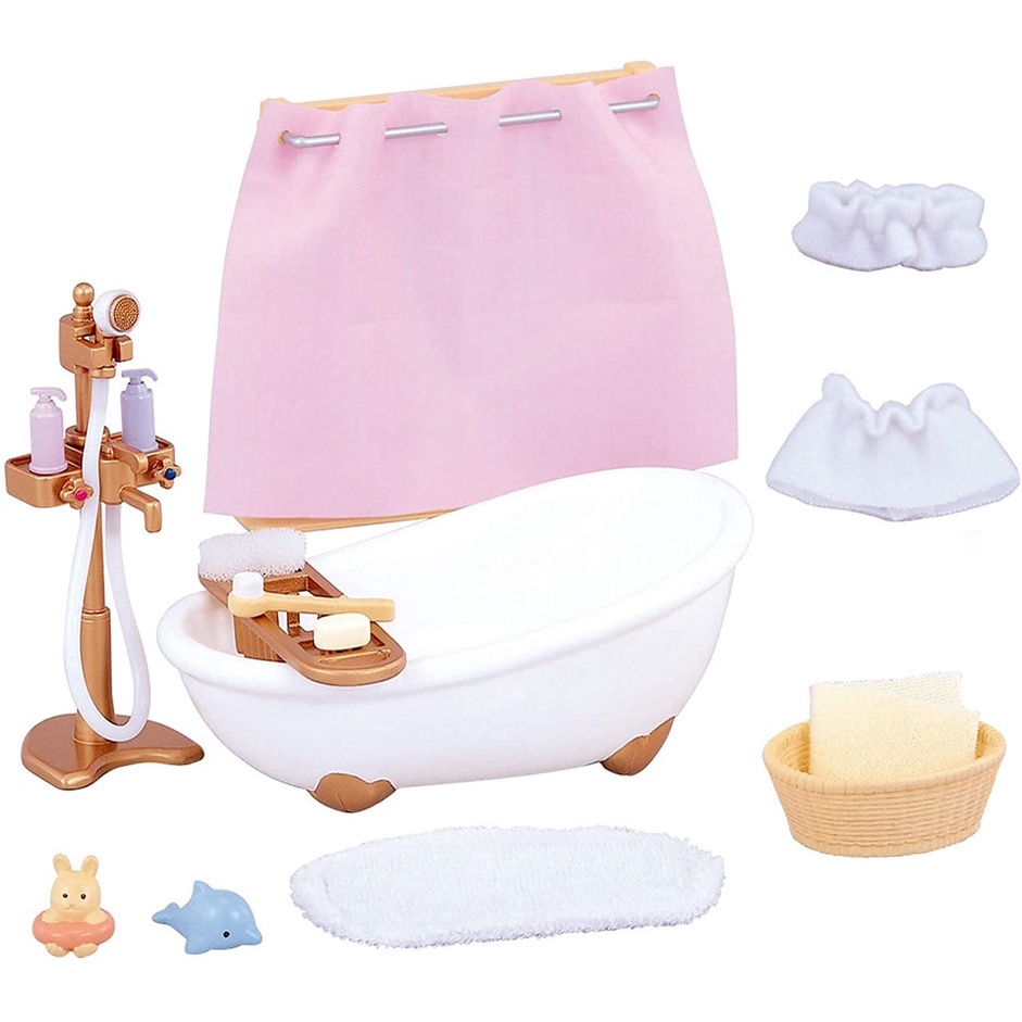 Đồ chơi nhà búp bê Sylvanian Families Bath & Shower Set 5022
