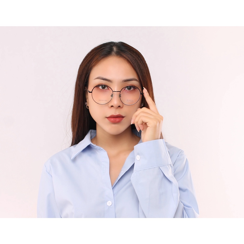 Gọng kính hợp kim siêu nhẹ hợp thời trang hàng chính hãng Ouress 5533
