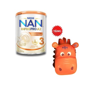 1 lon sữa bột Nan Infinipro A2 3 800g tặng balo ngẫu nhiên