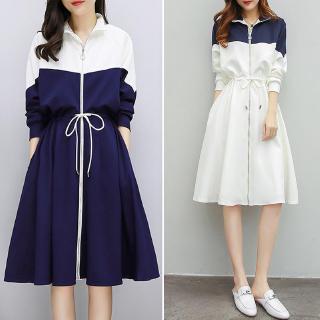 Đầm Dáng Rộng Phong Cách Hàn Quốc Thời Trang Mới 2019 Cho Nữ