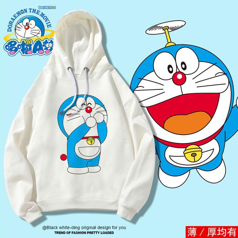 Doraemon Áo Hoodie In Hình Doremon Xinh Xắn Cho Nam Nữ