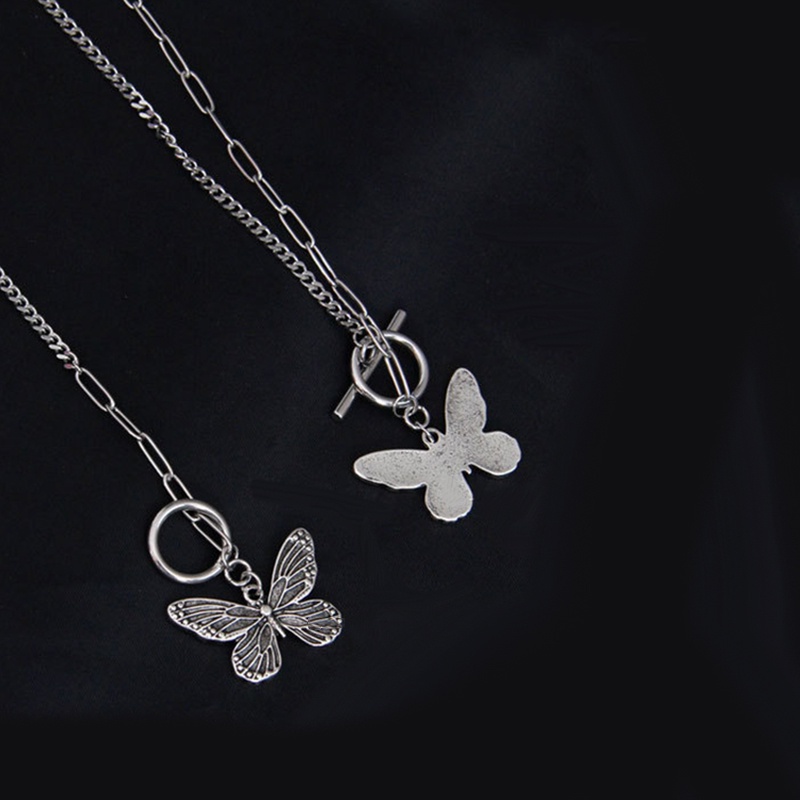 Vòng cổ Mặt Hình Bướm Phong Cách Vintage JP1