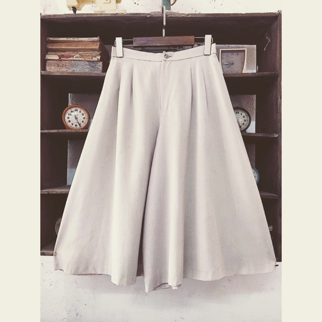 Quần culottes Nhật dáng lửng