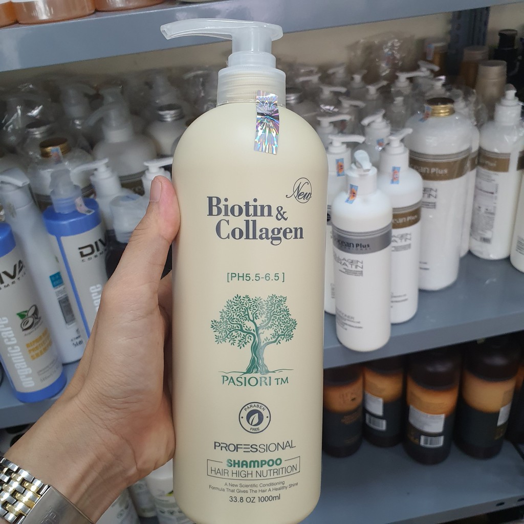Dầu gội Biotin mềm mượt chống rụng kích thích mọc tóc dầu gội cặp biotin  500ml – 1000ml biotin & chollagen | BigBuy360 - bigbuy360.vn