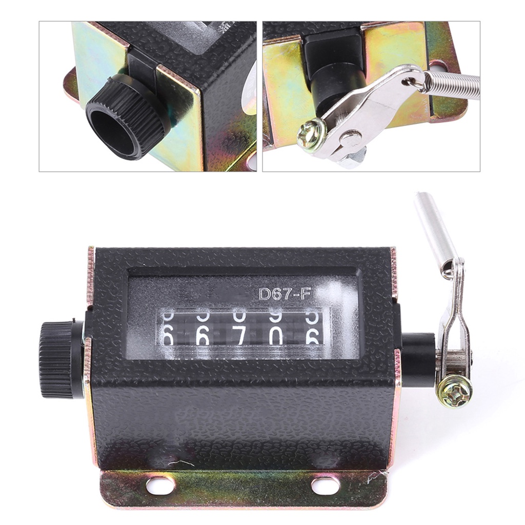 Máy đếm số 5 cơ học D67-F chất lượng cao tiện dụng