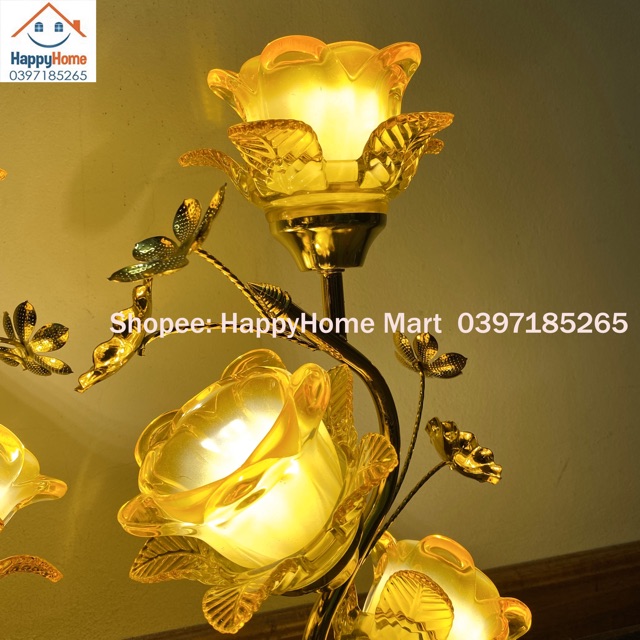 ĐÈN THỜ HOA Ly 50cm -