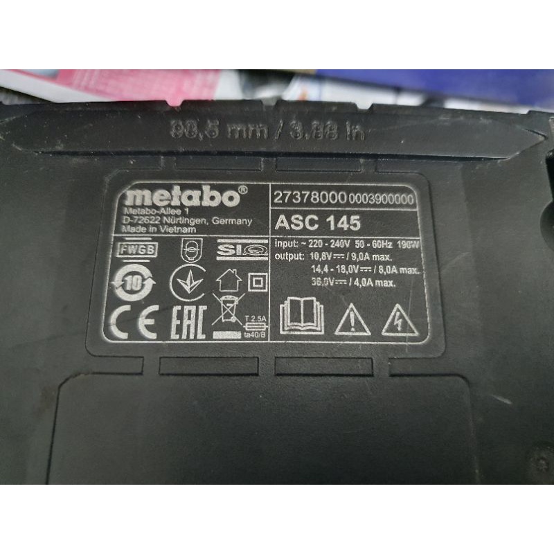 Sạc Metabo Hitachi 12 - 36V