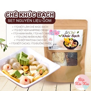 Chè khúc bạch loại 1 thơm ngon Bếp Xíu Xiu set chè khúc bạch dùng thử 5-7 chén