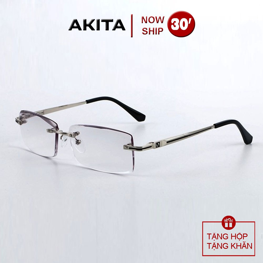 Kính lão thị kính đọc gọng khoan AKITAKV4N CAO CẤP chống lóa chống mỏi kính trung niên cực rõ và sáng