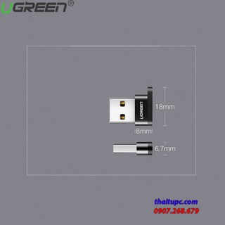 Đầu chuyển USB 2.0 sang USB type C Ugreen 50568