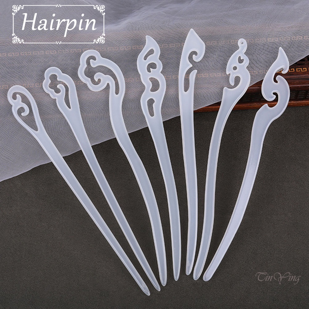 GETNOIVAS 1 Trâm Cài Tóc Màu Trắng Bằng Resin Phong Cách Trung Hoa Cổ Điển Thời Trang Hàng Ngày Dành Cho Nữ