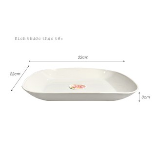 Dĩa vuông TỰ LẬP TL821-22cm