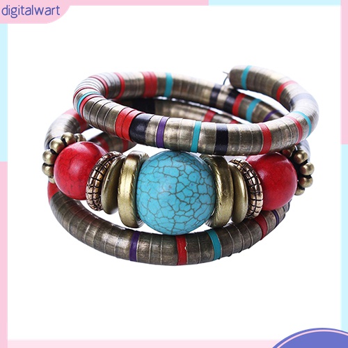 Vòng Tay Chuỗi Hạt Nhiều Lớp Phong Cách Bohemian Cho Nữ