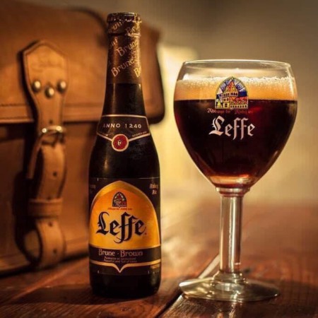 Bia leffe bỉ nâu