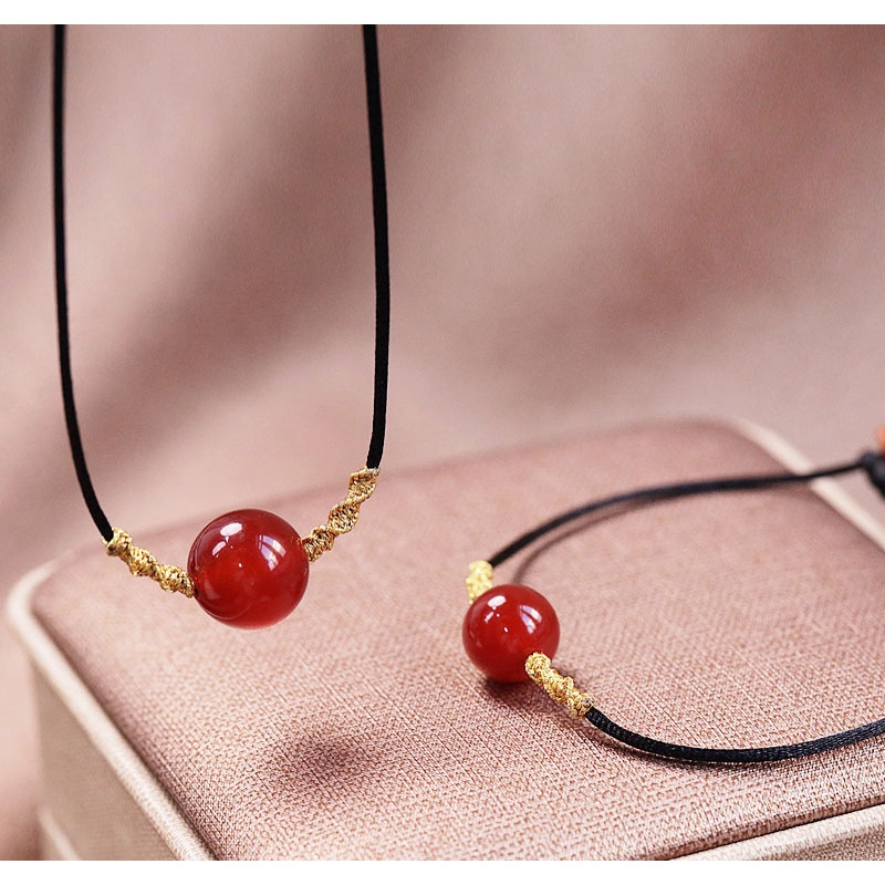 Vòng Tay Đá Mã Não Đỏ Thời Trang Cá Tính